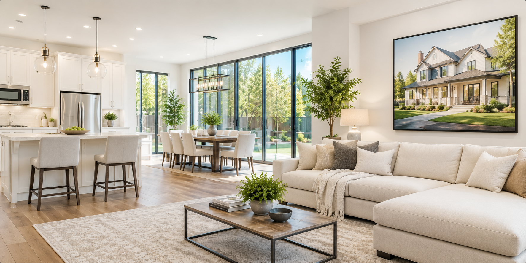 Beautiful modern home interior